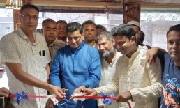 চাপরাশিরহাটে কাবাব এন্ড পার্টি সেন্টারের শুভ উদ্বোধন