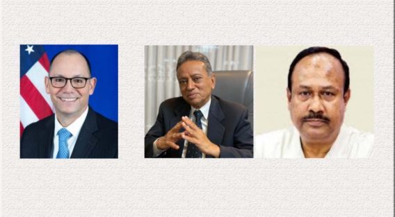 মার্কিন রাষ্ট্রদূতের বাসায় আ.লীগ, বিএনপি ও জাপার নেতারা