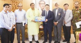 ক্রীড়ামন্ত্রীকে নারী ফুটবলের প্রশংসা চীনা রাষ্ট্রদূতের