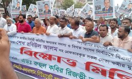 রিজভীর নেতৃত্বে রাজধানীতে বিক্ষোভ মিছিল