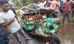 সোনাইমুড়ীতে বাস-সিএনজির মুখোমুখি সংঘর্ষে সিএনজি চালক নিহত