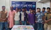 জেলা বিভিন্ন এলাকা থেকে ১৪ জুয়াডিসহ গ্রেফতার ৩৪