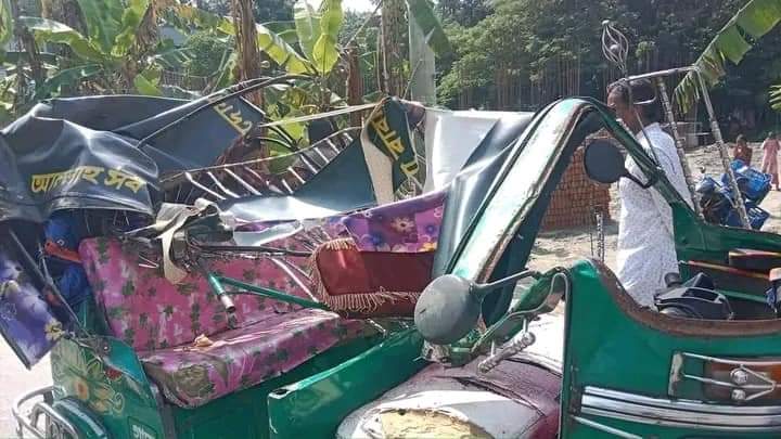 সুবর্ণচরে পাওয়ার টিলার-সিএনজির মুখোমুখি সংঘর্ষে নারীর মৃত্যু, আহত ৪