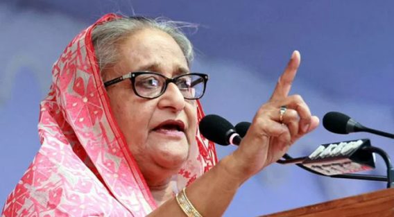 দেশে ঠাঁই না পেয়ে বিদেশিদের ওপর ভর করেছে বিএনপি : হাসিনা