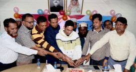 চাটখিলে দৈনিক বাংলাদেশ বুলেটিন এর বর্ষপূর্তি উদযাপন