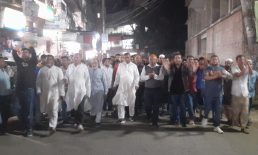 তফসিল ঘোষণার পর বসুরহাটে কাদের মির্জা’র নেতৃত্বে আনন্দ মিছিল