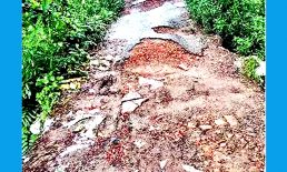 চাটখিলের অনুপযোগী হয়ে পড়েছে পূর্ব শোশালিয়া সড়ক, চলাচলে চরম দূর্ভোগ
