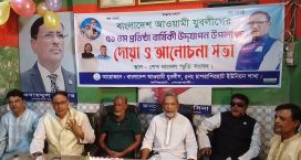 চাপরাশিরহাটে যুবলীগের ৫১তম প্রতিষ্ঠা বার্ষিকী উদযাপন