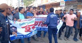 হরতালের সমর্থনে  বেগমগঞ্জে বিএনপির মিছিল, আটক ৩