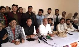 চাটখিলে আ’লীগ প্রার্থী ও স্বতন্ত্র প্রার্থীর যৌথ সংবাদ সম্মেলন