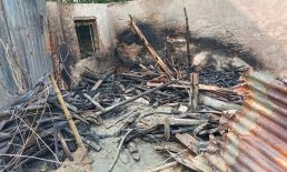 সেনবাগের ডাকাতির উদ্দেশ্যে বসতঘরে আগুন