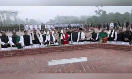 জাতীয় স্মৃতিসৌধে শ্রদ্ধা জানাল নতুন মন্ত্রিসভা