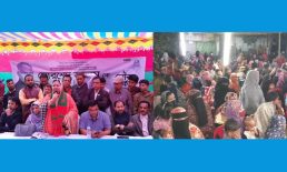 সেনবাগে নৌকার সমর্থনে নারীদের নিয়ে উঠান বৈঠক করে চমক এমপি পত্নীর