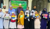 চন্দ্রগঞ্জ কারামতিয়া মাদ্রাসায় নতুন বই পেয়ে উচ্ছ্বসিত শিক্ষার্থীরা