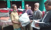 বেগমগঞ্জে শীতার্তদের মাঝে বাসাস মহাসচিবের শীতবস্ত্র বিতরণ