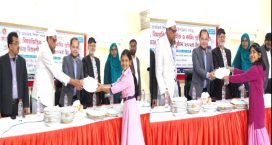সেনবাগে জাতীয় প্রাথমিক শিক্ষা পদক প্রতিযোগিতা ও পুরস্কার বিতরণ