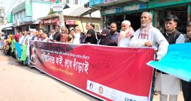 সুবর্ণচরে নারী ও শিশুর প্রতি সহিংসতার বিরুদ্ধে সমাবেশ
