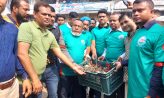 চৌমুহনীতে খাল পরিচ্ছন্নতা অভিযান শুরু করলেন এমপি কিরন