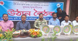 কোম্পানীগঞ্জে কৃষক,কৃষাণীদের উঠান বৈঠক