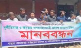 গাবুয়া কারিগরি প্রশিক্ষণ কেন্দ্রের অধ্যক্ষের অনিয়ম দূর্ণীতির প্রতিবাদ