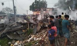 কোম্পানীগঞ্জে বৈদ্যুতিক শট সার্কিটের আগুনে পুড়ল ৮ দোকান