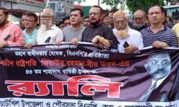 চাটখিলে শহীদ প্রেসিডেন্ট জিয়াউর রহমানের ৪৩তম মৃত্যু বার্ষিকী পালিত