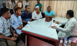 সেনবাগ প্রেসক্লাবের সাংবাদিকদের সঙ্গে উপজেলা চেয়ারম্যানের মতবিনিময়ের ছবি