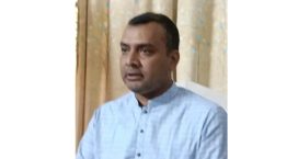 কোম্পানীগঞ্জে ইউপি চেয়ারম্যানে সংবাদ সম্মেলন