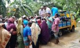 সেনবাগে বিএনপির উদ্যোগে বন্যার্তের মাঝে জয়নুল আবদিন ফারুকের ত্রাণ বিতরণ