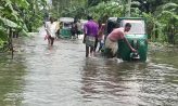 সেনবাগে বন্যা পরিস্থিতি অবনতি রাস্তাঘাট পানিতে নিমজ্জিত