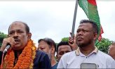 চাটখিল উপজেলা যুবদলের আহবায়ক বাবরের মটর শোভাযাত্রায়