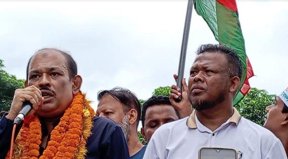চাটখিল উপজেলা যুবদলের আহবায়ক বাবরের মটর শোভাযাত্রায়
