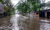 দুইদিনে বৃষ্টিতে সদর উপজেলা জুড়ে জলাবদ্ধতা ও বন্যা