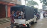 থানায় আক্রমন ও পুলিশ হত্যার প্রতিবাদের সেনবাগ থানার পুলিশ প্রত্যাহার