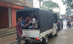 থানায় আক্রমন ও পুলিশ হত্যার প্রতিবাদের সেনবাগ থানার পুলিশ প্রত্যাহার