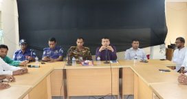 চৌমুহনীতে উপজেলা প্রশাসন ও ব্যবসায়ী নেতৃবৃন্দের সাথে ছাত্র আন্দোলনের বৈঠক