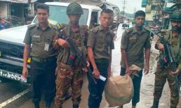 কোম্পানীগঞ্জে ব্যাংকে টাকা পৌঁছ দিল সেনাবাহিনী, লুট হওয়া অস্ত্র উদ্ধার