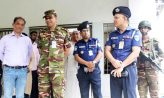 সেনাবাহিনীর সহযোগিতায় কোম্পানীগঞ্জ থানার স্বাভাবিক কার্যক্রম শুরু