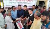 সেনবাগে বন্যায় ক্ষতিগ্রস্থ ৩ হাজার পরিবারকে খাদ্য সামগ্রী প্রদান