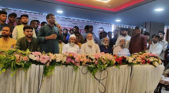 দেশকে ব্যার্থ করার জন্য পরাজিত শক্তি চেষ্টা চালিয়ে যাচ্ছে –  রাশেদ খাঁন