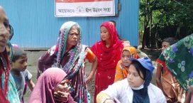দ্বীপ উন্নয়ন সংস্থার উদ্যোগে নগদ অর্থ বিতরণ ও বিনামূল্যে চিকিৎসাসেবা প্রদান