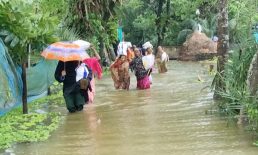 বেগমগঞ্জ সহ জেলা ব্যাপি ফের বন্যা পরিস্থিতি অবনতি।