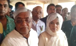 বেগমগঞ্জে পূজামণ্ডপ পরিদর্শনে বরকত উল্লাহ বুলু