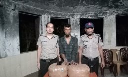 সোনাইমুড়ীতে ৮ কেজি গাঁজাসহা চিহ্নিত মাদক ব্যবসায়ীকে গ্রেফতার