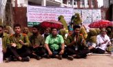 জেলায় এক দফা দাবিতে তিন ঘণ্টার কর্মবিরতিতে নার্সরা