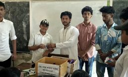 সেনবাগে ছাত্রদলের উদ্যোগে ৬ শতাধিক ছাত্রের মাঝে কলম ও মিষ্টি বিতরণ