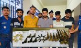 বেগমগঞ্জে আগ্নেয়াস্ত্র-মাদকসহ গ্রেপ্তার ৫
