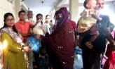 সোনাইমুড়ীতে শিশু খাদ্য বিতরণ