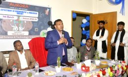 নোবিপ্রবিতে বিএমবি বিভাগের ব্যাচের শিক্ষার্থীদের নবীন বরণ