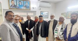 ফখরুলের সঙ্গে খেলাফত মজলিস নেতাদের সাক্ষাৎ
